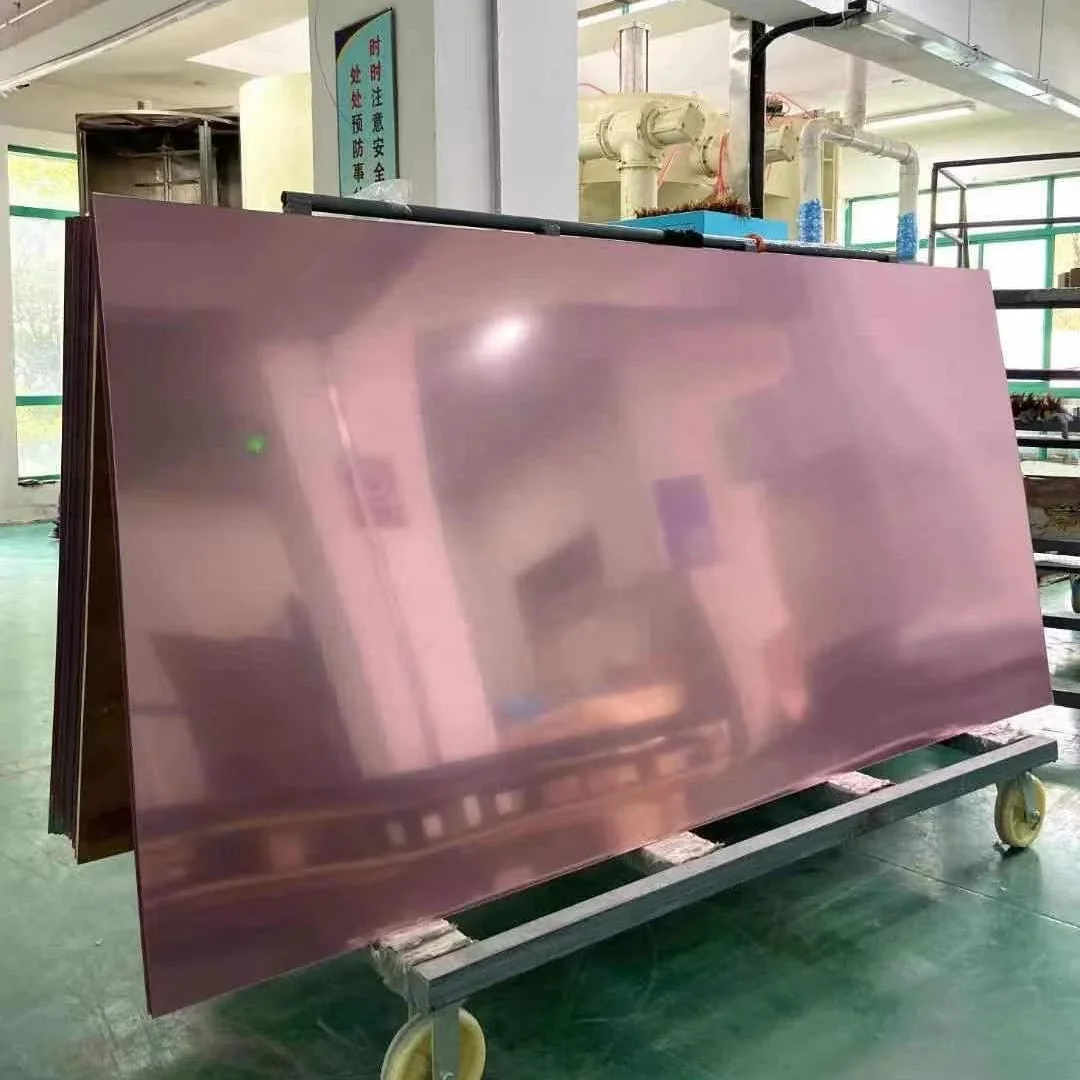 
4x8ft mirrored plastic sheet gold acrylic mirror sheets rose gold acrylic tabletop mirror 