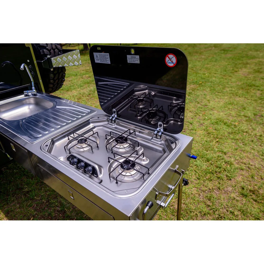 Stainless Steel Slide Out Kitchen For Camper Trailer RV Caravan
