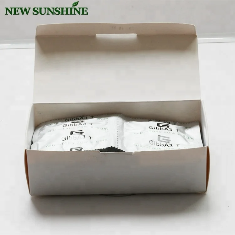 Hot Sale Plant Growth Regulator Gibberellic Acid GA3 Gibberellin 90%TC