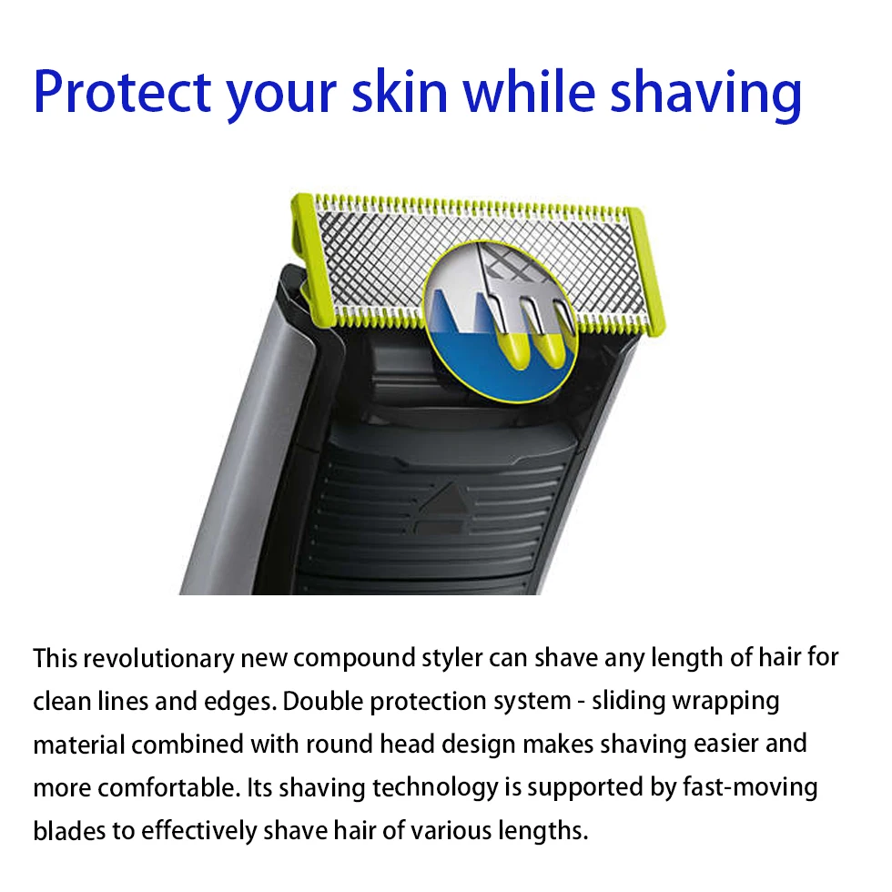 Replaceable One-Blade Shaving & Hair Removal Product QP210 QP220 QP230 QP2520 QP2530 QP2527 QP2533 QP2630 QP6520