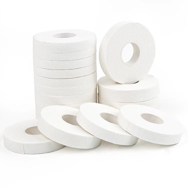 Cotton White Athletic Finger Tape Sports strong adhesive judo tape