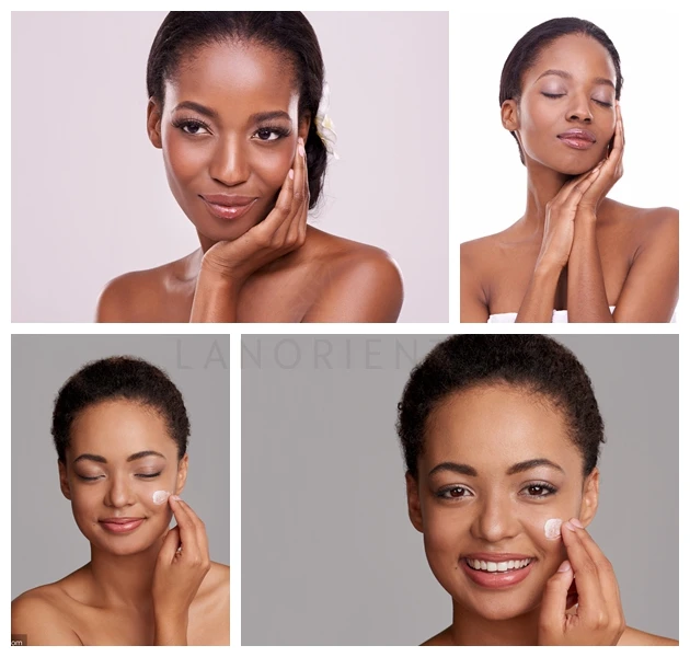 Hot Natural Organic Good Products Private Label Niacinamide Vegan Face Brightening Skin Care Set (New) For Dark Skin