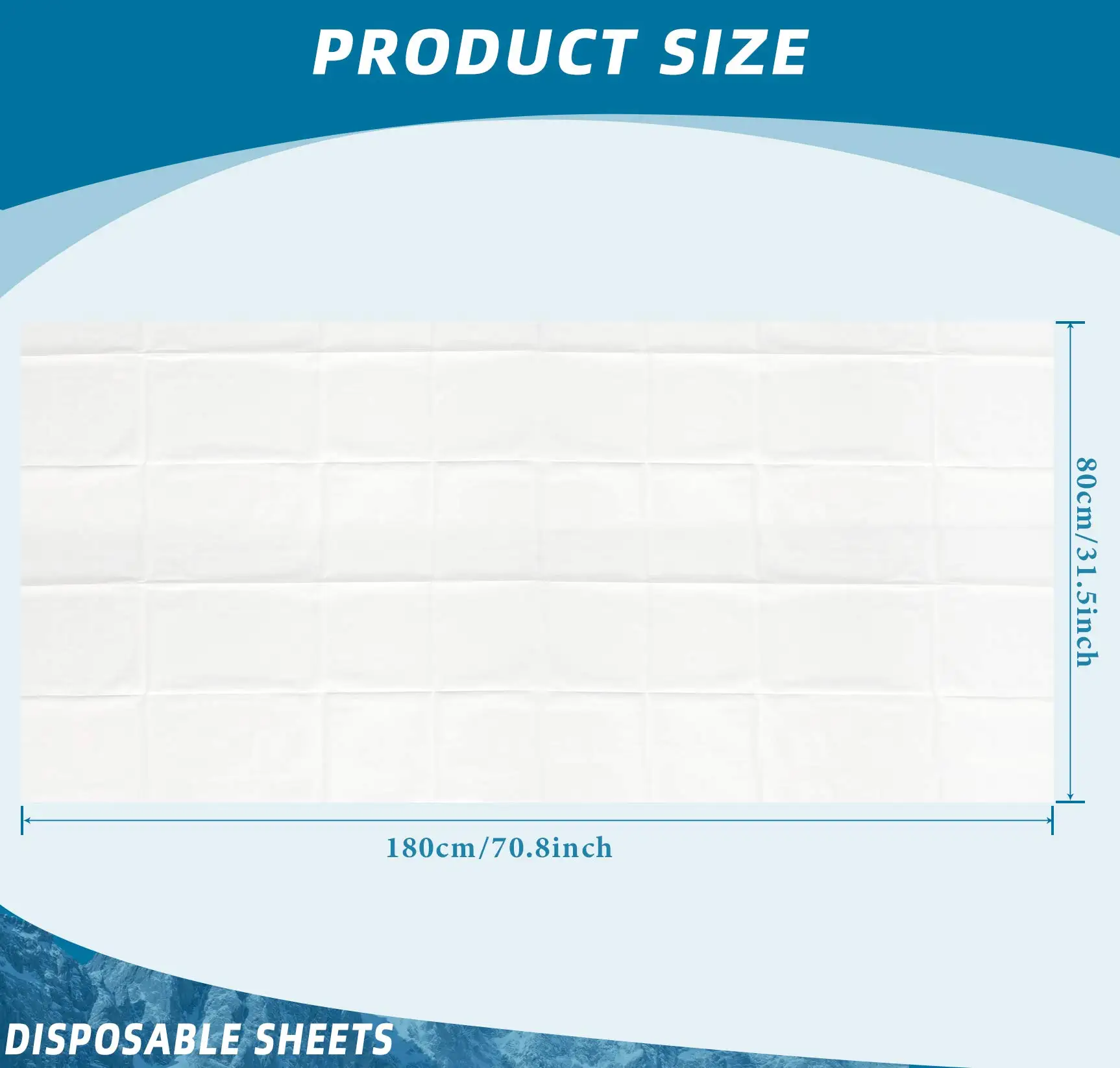 Disposable Nonwoven Bed Sheet Medical Fabric for Beauty Salon Massage Bed Sheet Roll Hospital Waterproof Ce Non Woven Bed Sheet