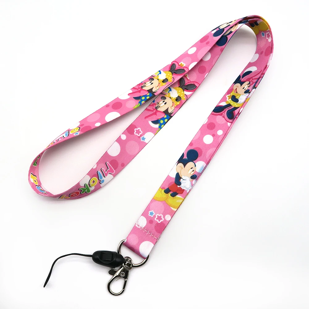 
Factory Direct Custom Logo Polyester Anime Cartoon Lanyard 