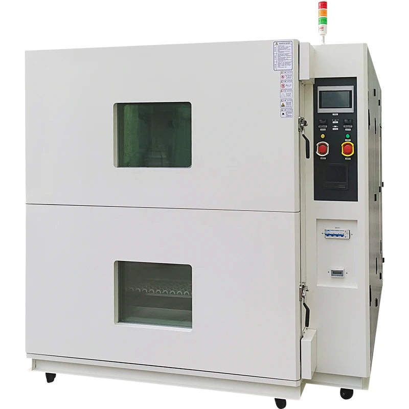 New Design Carbonization Testing Machine 2 zone Thermal Cycle  Shock Test Chamber Laboratory Testing Equipment