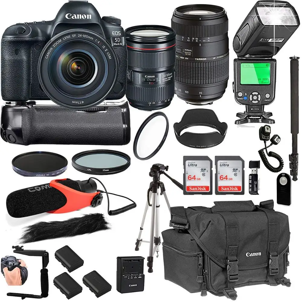 
Free Shipping For Nikon D850 DSLR Camera with 24-120mm VR and 70-300mm Lens Bundle with 420-800mm Preset f/8 Telephoto Lens 