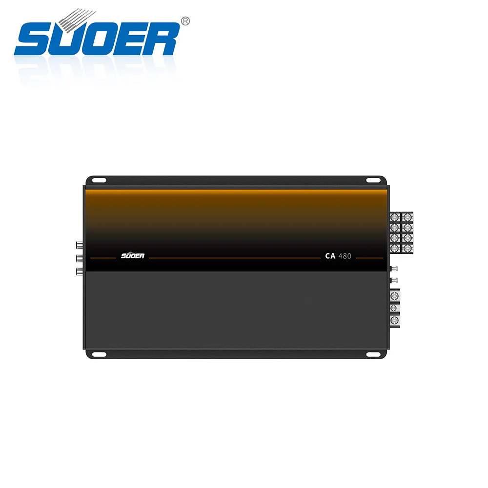 Suoer CA-480 custom OEM and ODM car amplifier 4 channel special design amp