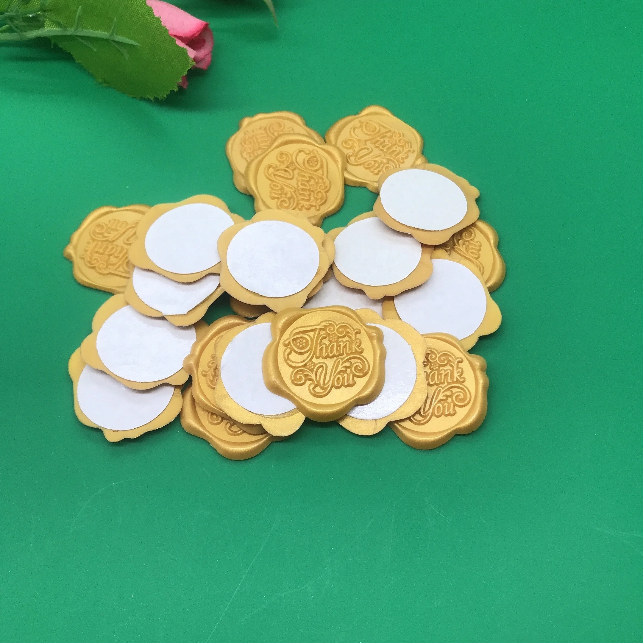 custom wax seal thank you stickers for letter envelope wax seals stamps glue sticks