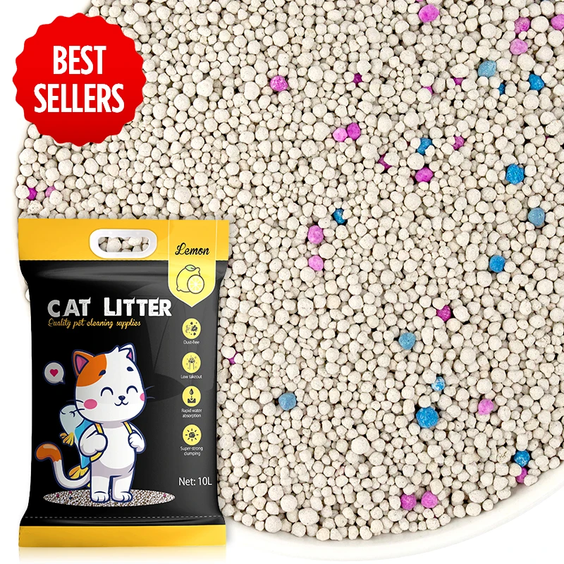 Bulk Wholesale Highly Absorbent Odor Control Long Lasting Freshness Factory Direct Bentonite Cat Litter