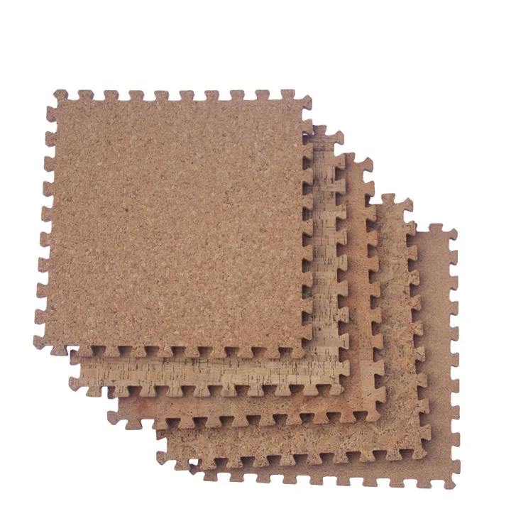 Soft Cork European Standard Eva Foam Wood Grain Floor Mats