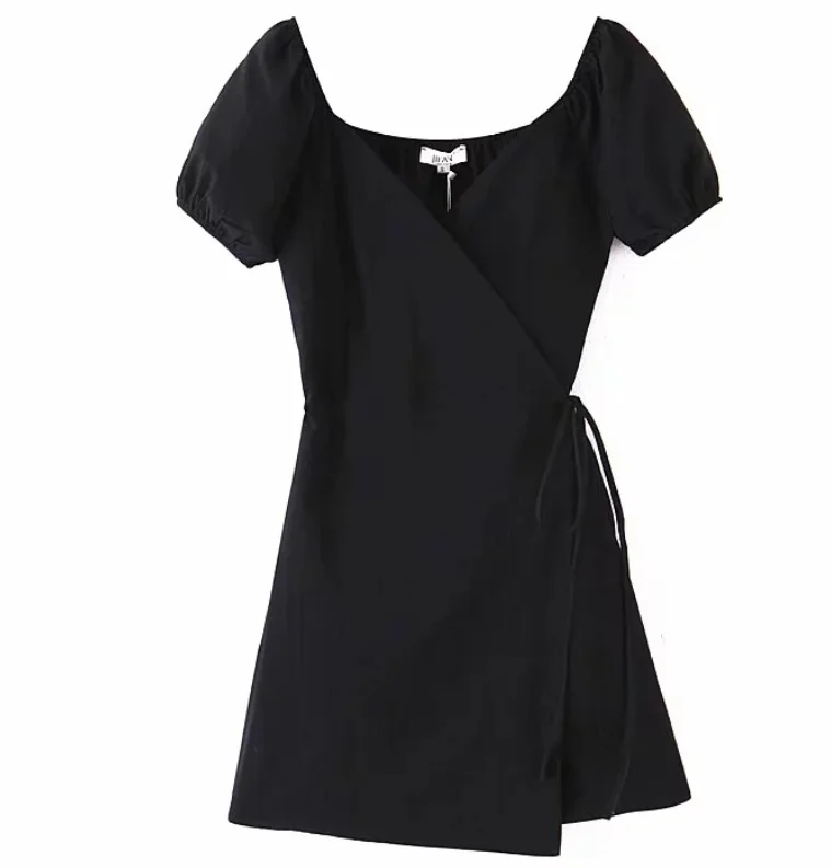 
Summer Euramerican Women New Style Sexy Black Hin Thin Evening Dress Dress Women 