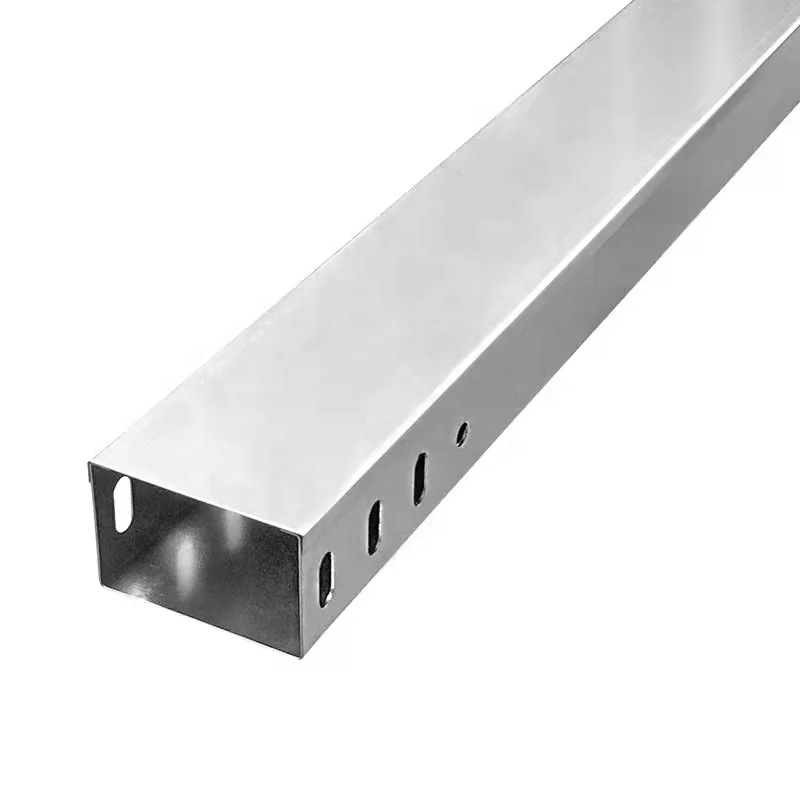 Waterproof Aluminum Ventilated Cable Tray Support Raceway Powder Coated 400x100 Outdoor Metal Steel Gi Galvanized Cable Trunking