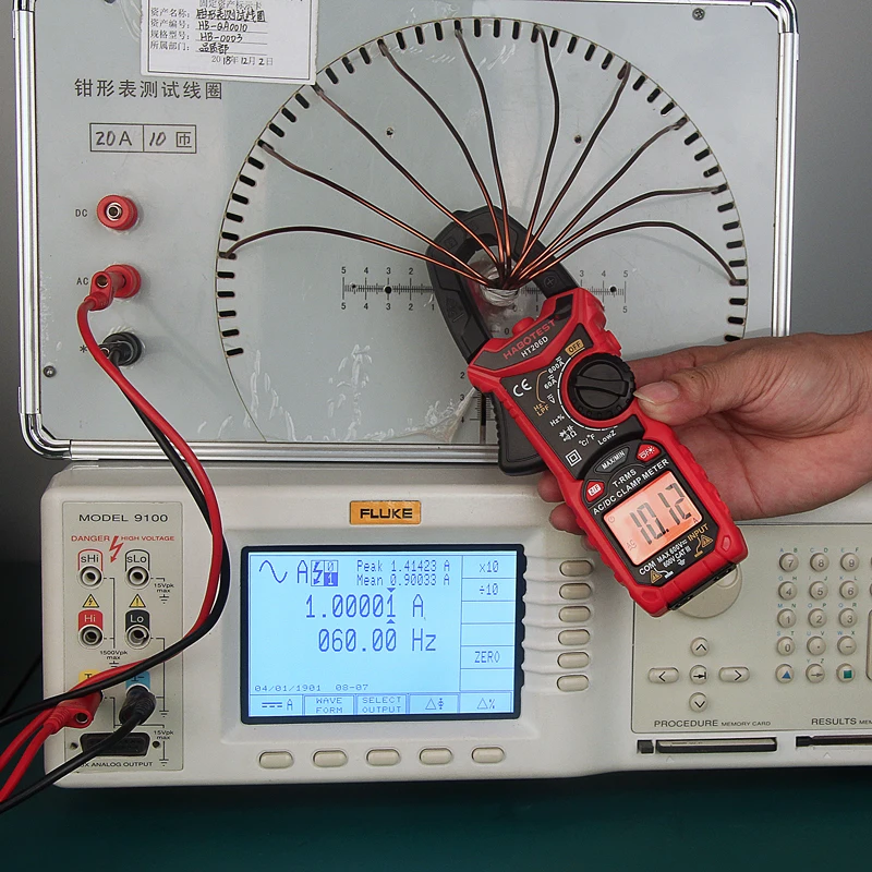  Цифровой зажим Habotest HT206A измеритель напряжения сопротивления емкости частоты температуры