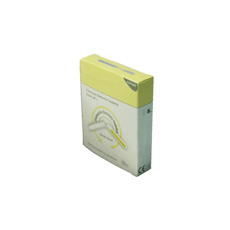 
Widely Used Superior Quality Chlorhexidine Cleaning & Disinfection Swabstick 