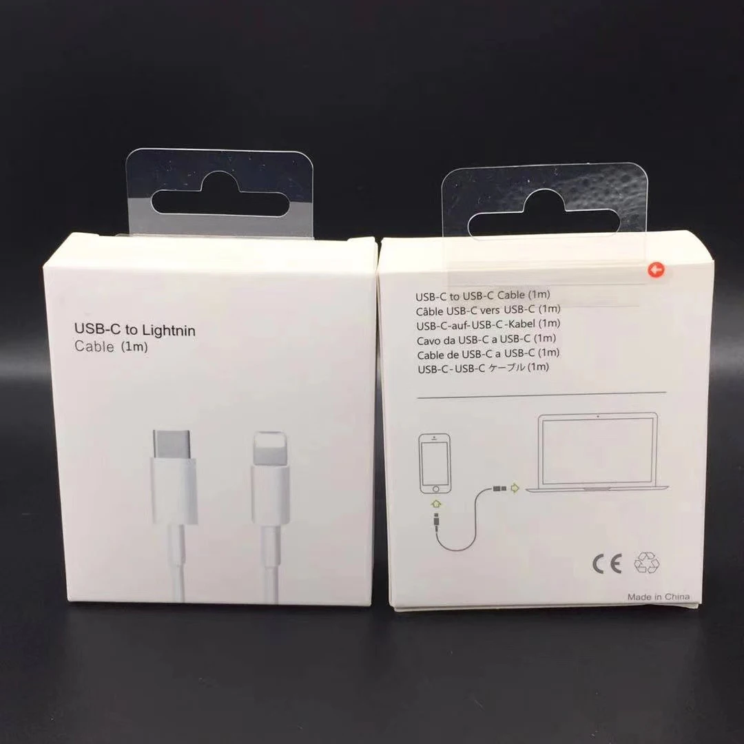  Лидер продаж оригинальный кабель PD Usb-c для быстрой зарядки 20 Вт Type-C 18 iphone Apple iPhone