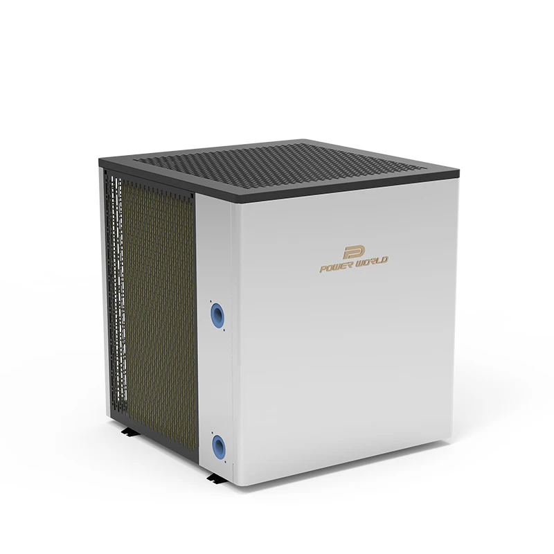Stocking Piscinas Water Boiler Air Source Swimming Pool Hot Water Heat Pump Titanium in Metal Shell