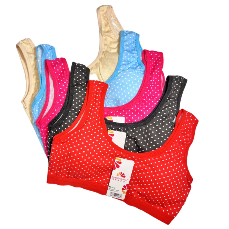 2023 Лидер продаж низкая цена товар для девочек широкий плечевой жилет спортивный бюстгальтер подростков Бюстгальтер 14 лет.