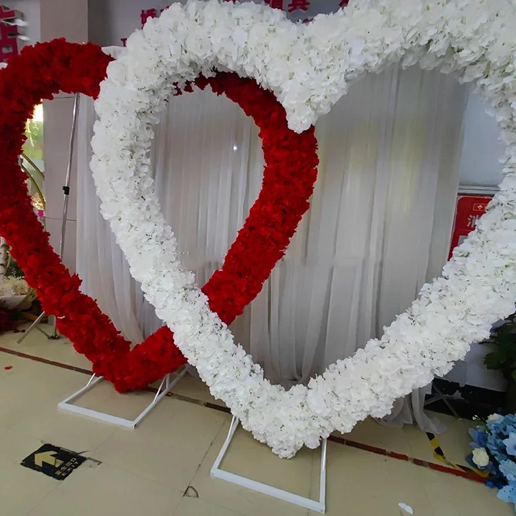 Round Square Purple And Gold Floral Arrangements Backdrop Wedding Arch For Ceremony Summer Outdoor Wedding Events Decoration