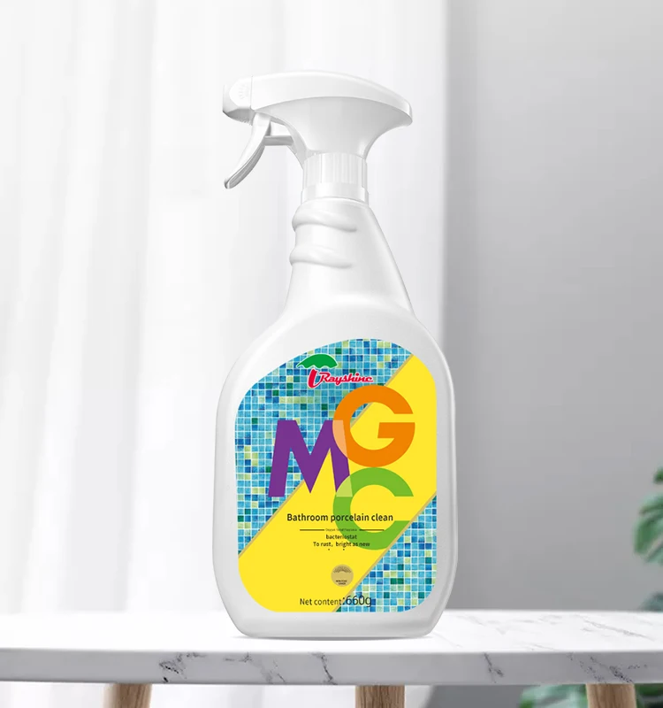 Rayshine GMC series Bathroom Cleaning Detergent Ceramics Floor Wall Dirt Removal Brighten liquid Gent  660G