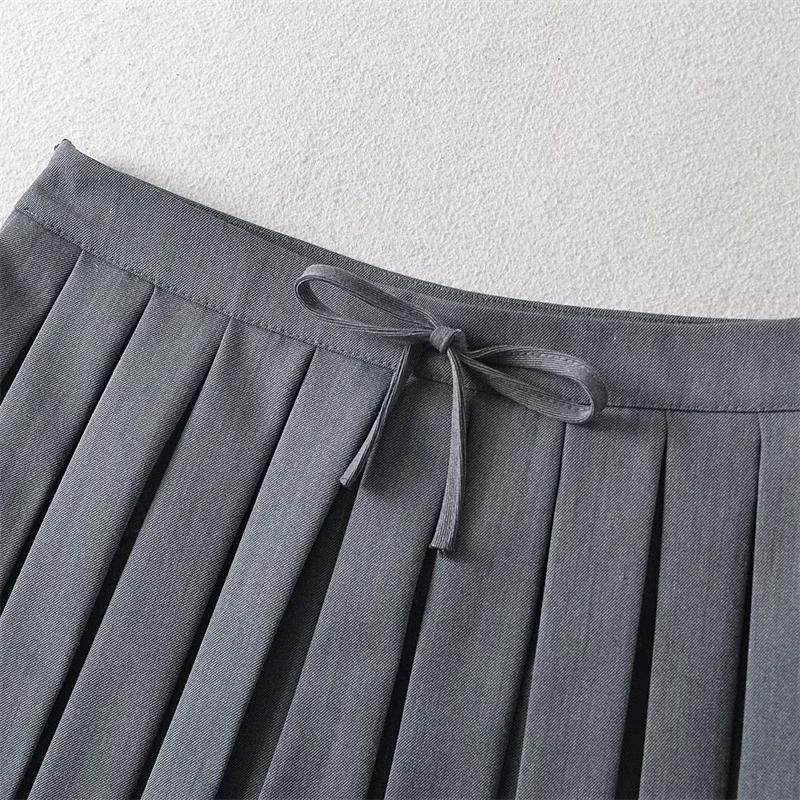 TAOP&ZA Fashion Summer New Korean Style Skirt Women 2024 Tennis Casual High Waist Sexy Mini Skirt College Short Mini Skirt 69