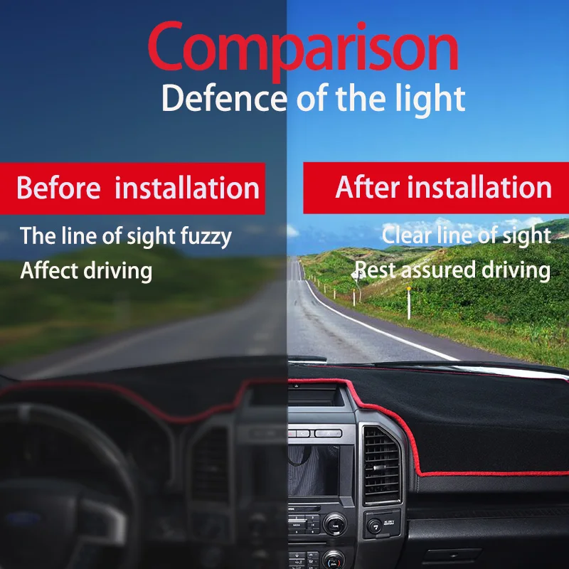 2022 hot sale dashboard cover mat dash mat for OUTLANDER