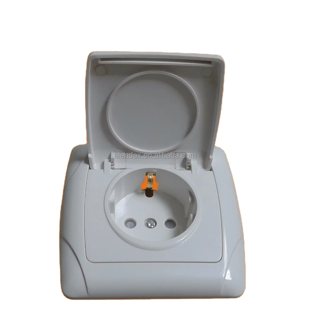 Germany schuko waterproof light socket