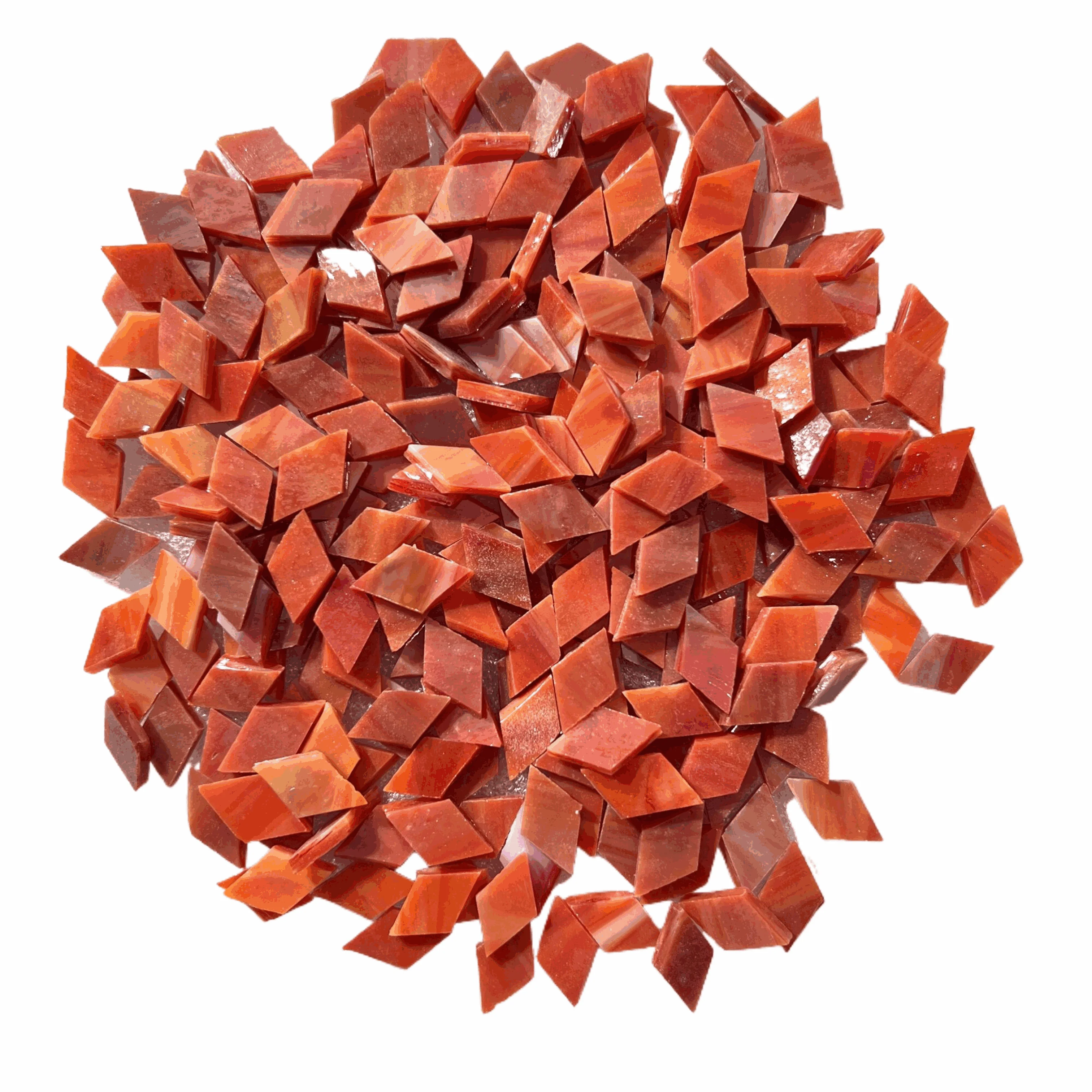 Factory Sale Colored Glass Mosaics for Hobby Crafts and DIY Art Customized shape