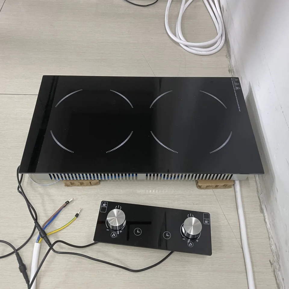 New style 2 burner induction cooker knob switch