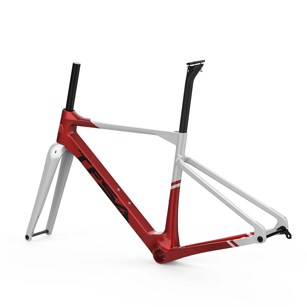 2024 TFSA новый продукт карбоновая гравийная рама для велосипеда BB386 700 * 42C MTB 650B 2 1 велосипедная Рама гравийного