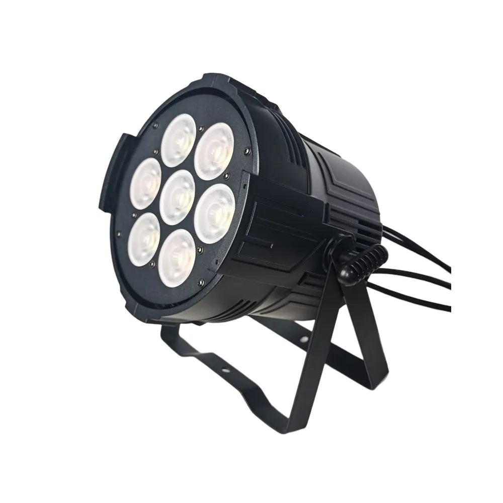 7x40w warm white or cold white LED par 64  WW+CW 2 in 1 par can Uplight Disco Light