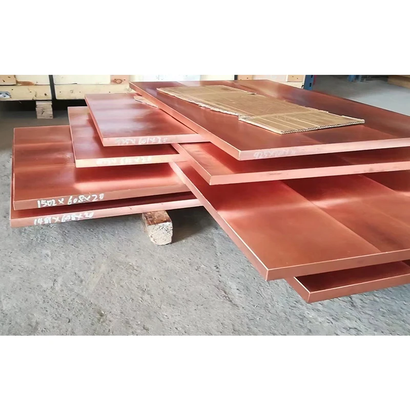 C11000 C10200 C17200 T1 T2 T3 Production Line Copper Plate Hot Rolled 99.99% Pure Copper Sheet