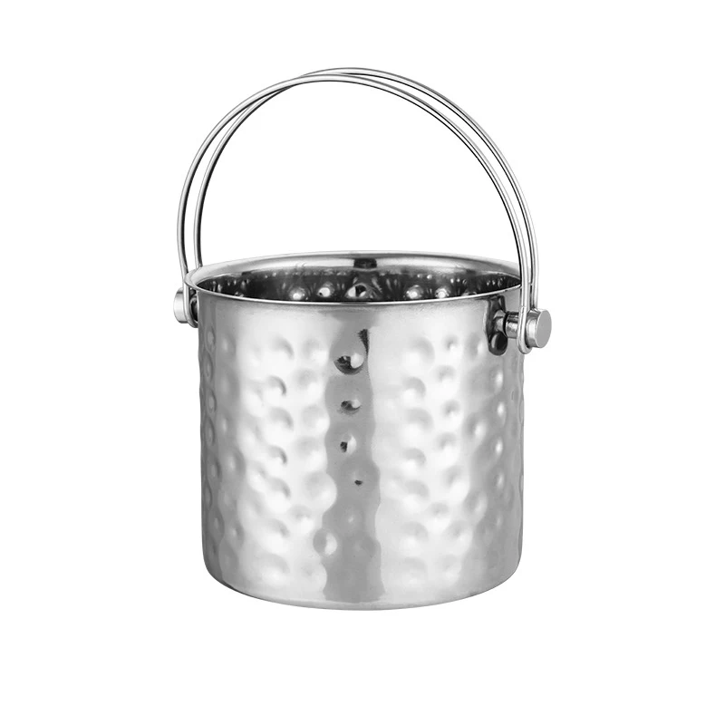 Wholesale hammer design 14cm portable thicken bar tool keep cold drinkware beer wine champagne metal stainless steel ice bucket