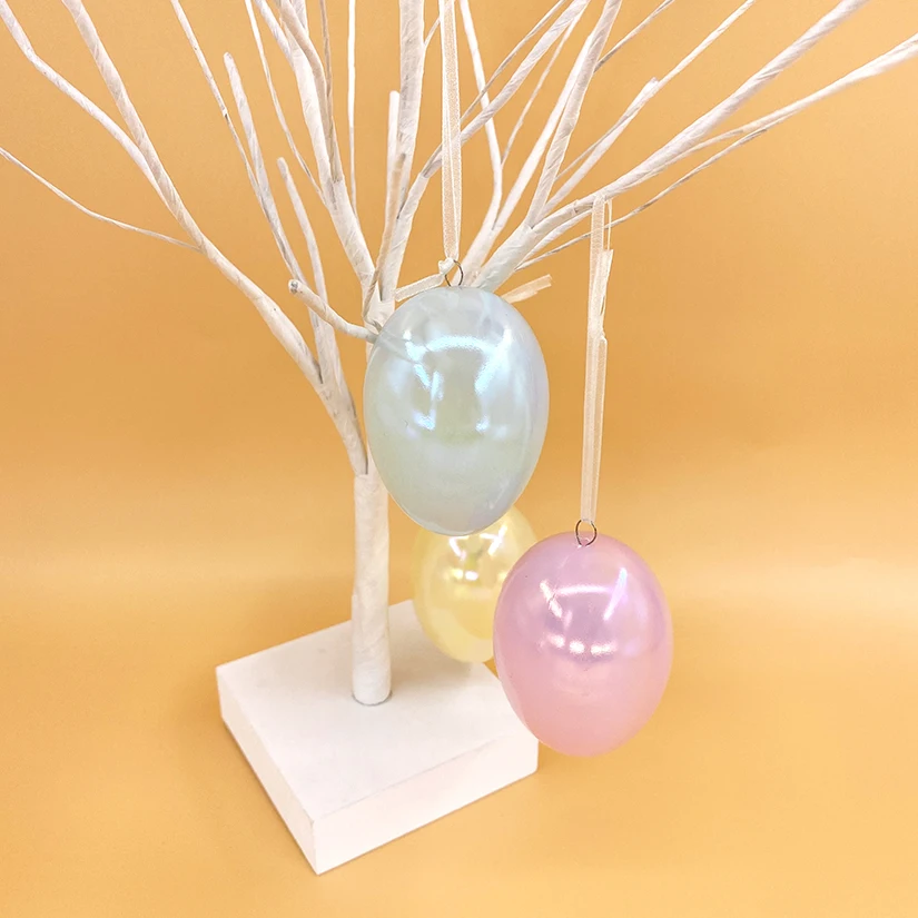 
Hot Sales Handmade Easter Twig Tree 42cm White Easter Tree Decoration Easter Holiday Home Decoration 