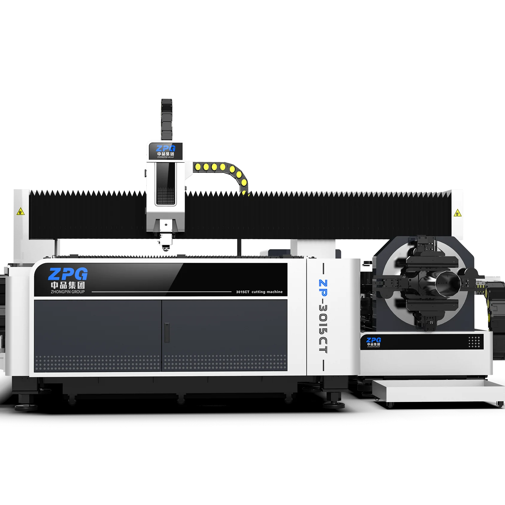 Фрезерный лазерный резак для металла стали волокна 3000 Вт