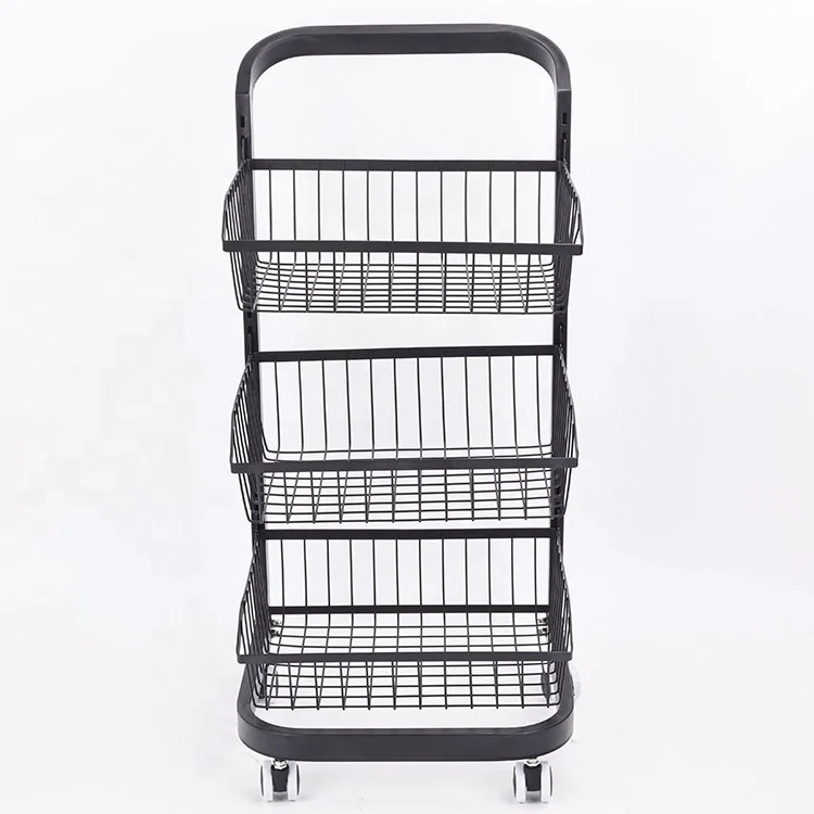 Fruit Basket Rotating,Fruit Vegetable Kitchen Storage storage rack,Potatoes Storage Baskets with Wheels