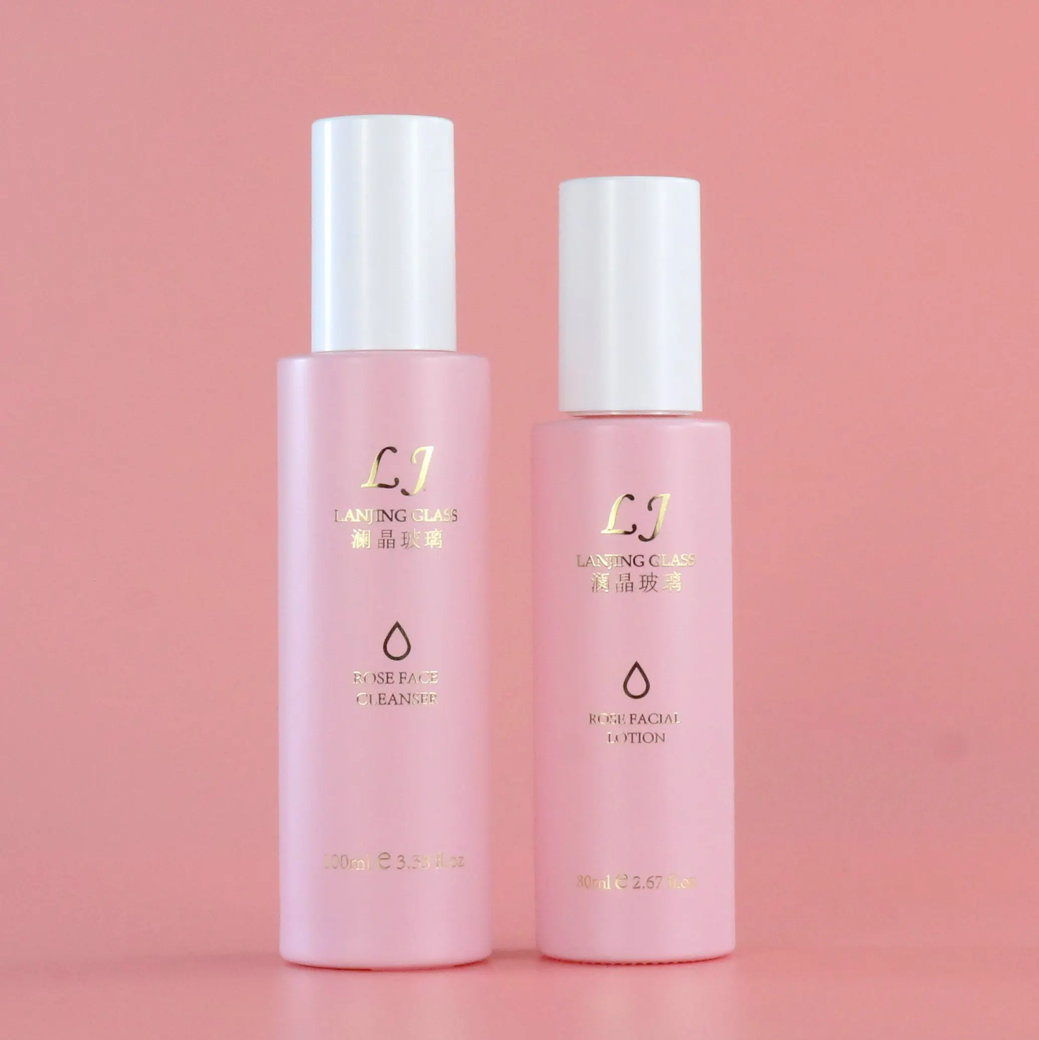 Fresh style Serum package Beauty Spray Glass bottle 30ml 120ml lotion pump Luxury Cosmetics skincare Packaging