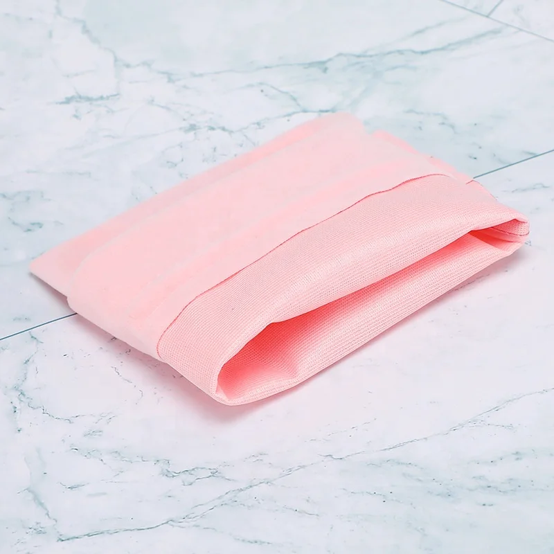 Pink Velvet Fabric Jewelry Drawstring Packing Bag For Treasure Storage Custom Logo Printed Jewelry Bag Pouch