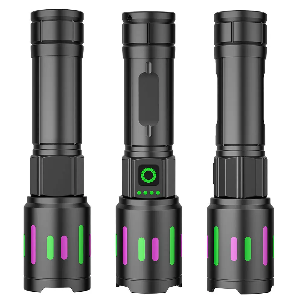 Перезаряжаемый портативный фонарик из алюминиевого сплава