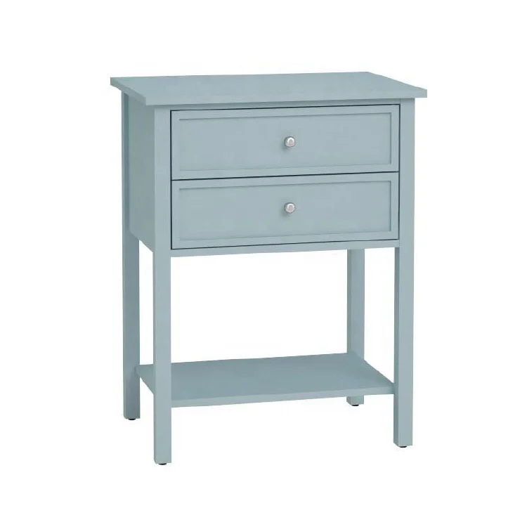 Modern minimalist style wooden furniture bedside table bedroom with drawer divider