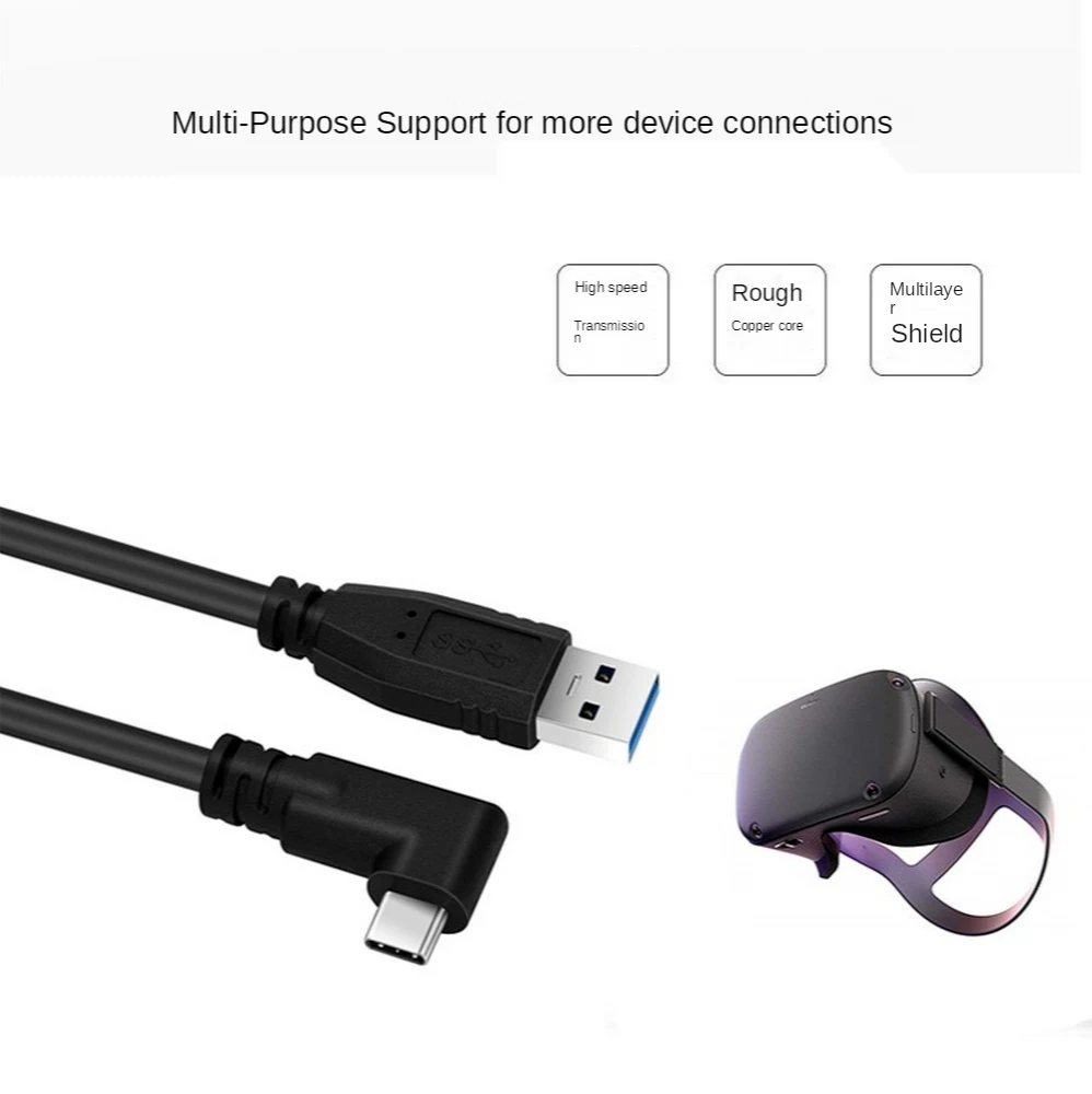  Кабель USB 3 2 Gen 1 для Oculus Quest кабель передачи данных быстрая зарядка м