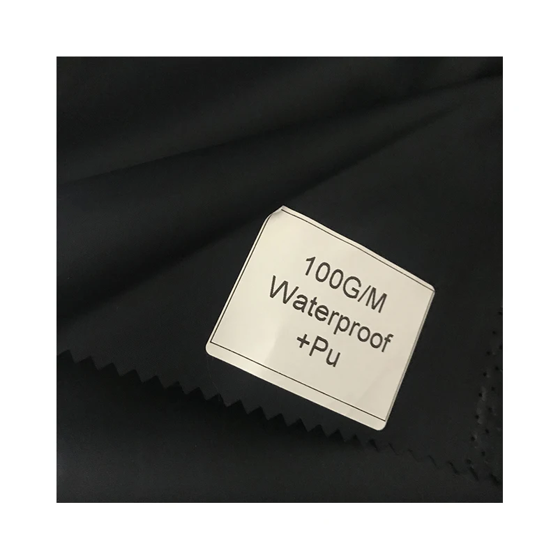 Factory wholesale 160cm 100gsm 100% polyester waterproof with PU coated fabric