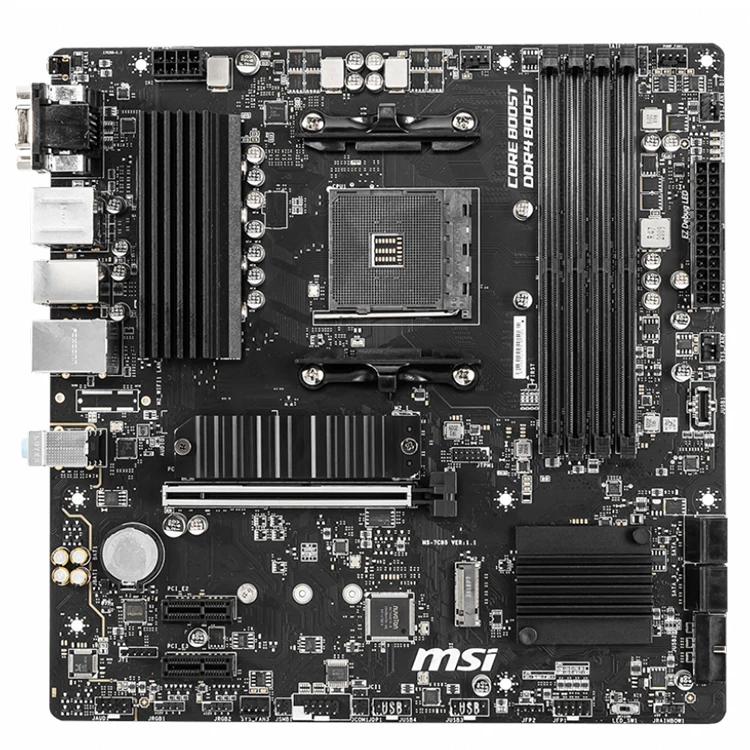 MSI B550M PRO-VDH Gaming Motherboard With 128GB DDR4 Memory Support Ryzen 5600G 5600X 5500 4500 4600G 5700X AMD Processors
