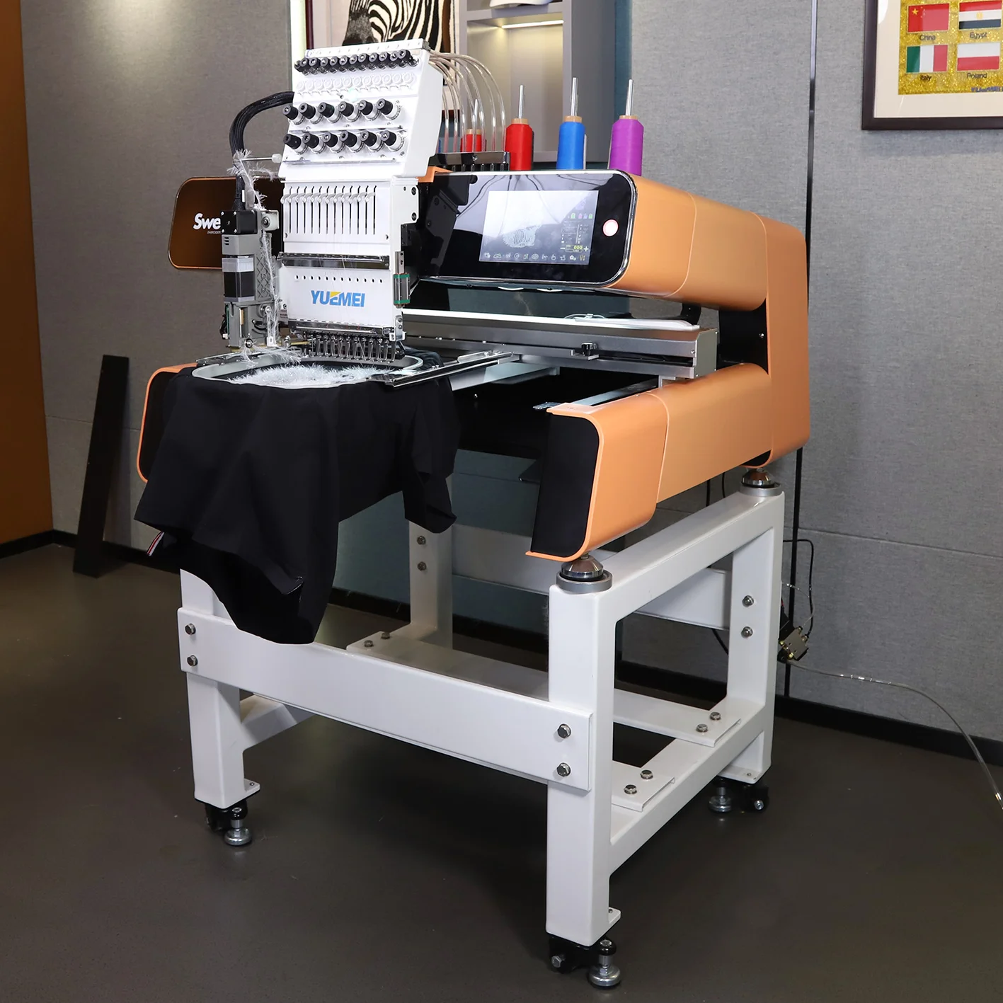 Same as Brother single head Hat embroidery machine high quality latest digital embroidery machine available for sale