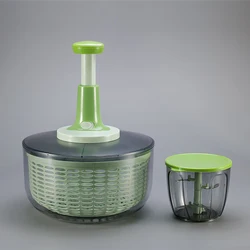 Kitchen Tools & Gadgets Manual Vegetable Salad Spinner Dryer Chopper