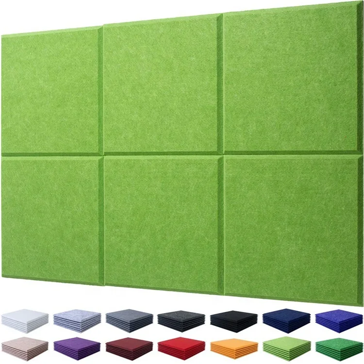 Factory sale felt fabric sound absorbing covered wall panels