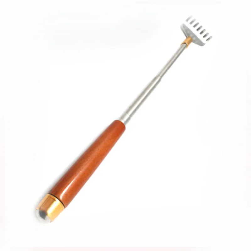 Telescopic Back Scratcher Extendable Handle,Portable Stainless Steel Hand Massage Tool