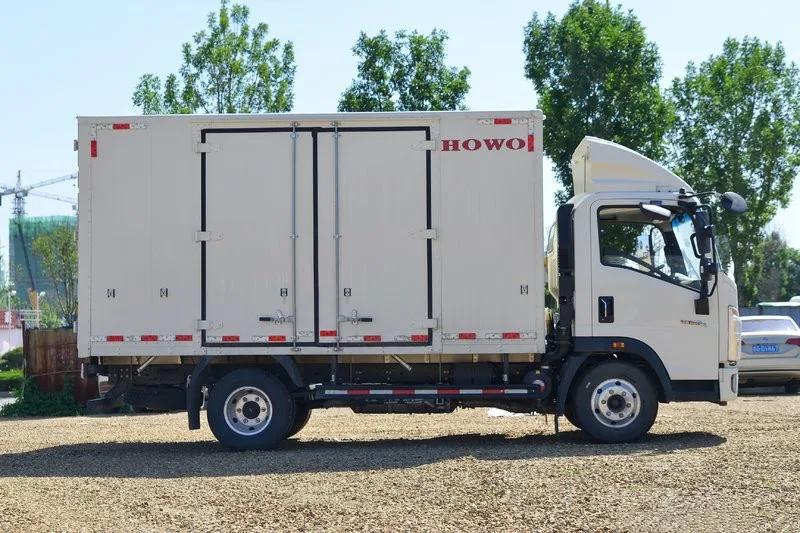 4x2 SINOTRUK HOWO light duty cargo truck 6 Tonne Van Truck