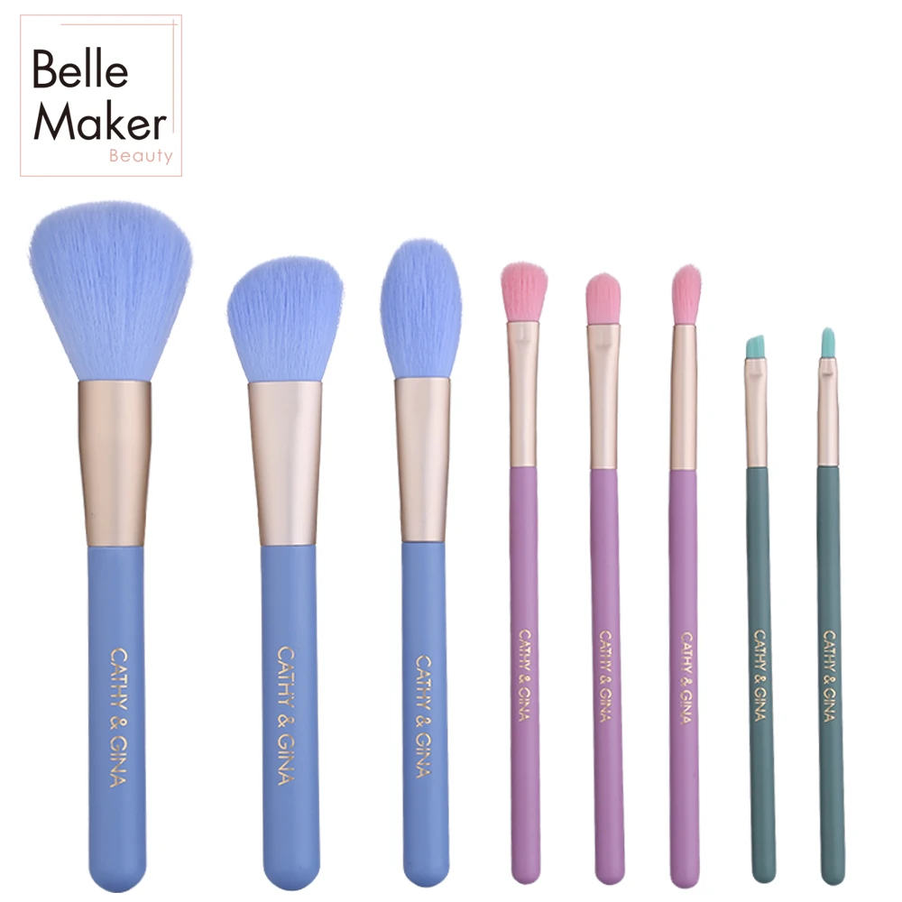 
8pcs Professional Make Up Brushes Eyeshadow Foundation Blush Cosmetic Brush Set Kit Tool Sailor Moon Makeup Brushes 