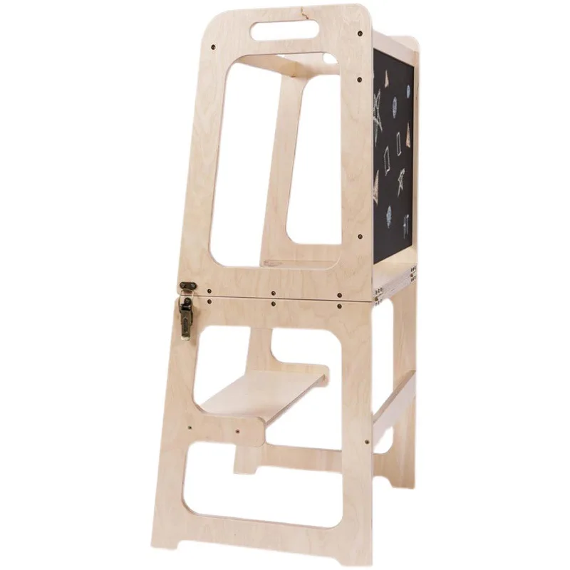 Самая продаваемая на заказ деревянная Регулируемая ступенчатая табуретка Amazon, защитная ступенчатая табуретка