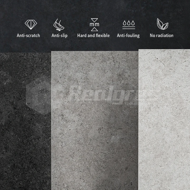 Grey Concrete Floor Tile Stone Effect Porcelain Paving Tiles 20mm Thick for Outdoor Driveway 600x600